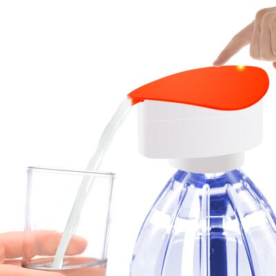 Mini Water Dispenser Elektrische Water Fles Pomp Dispenser Drinkwater Flessen Kraan Drinken Dispensador De Agua: Orange