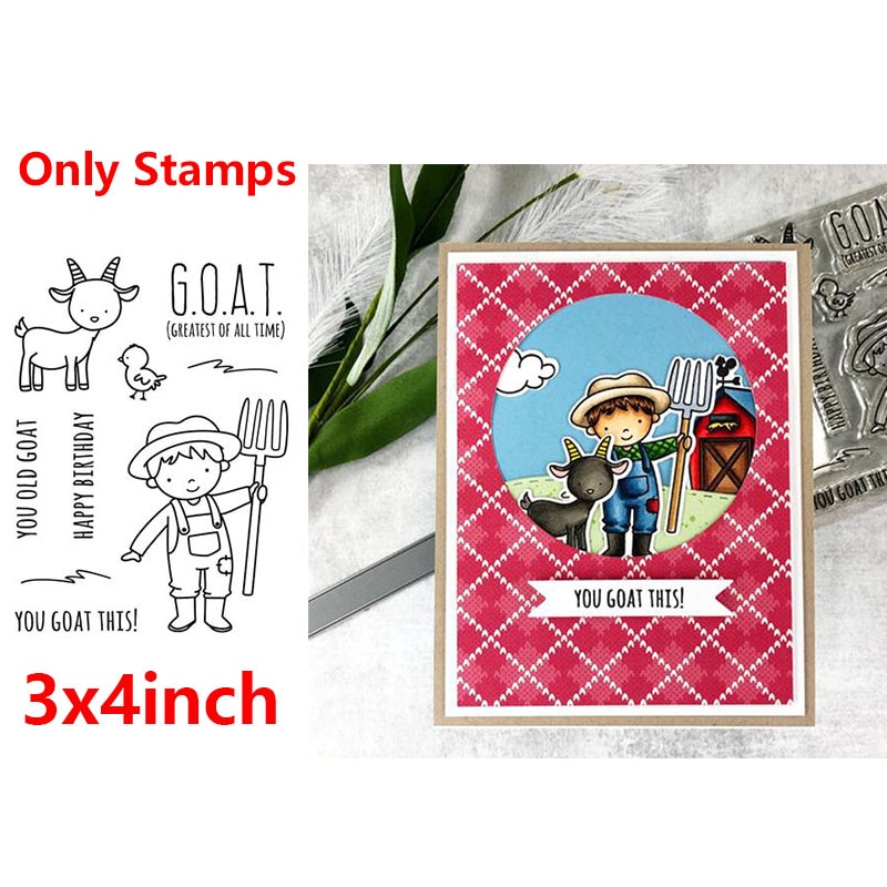Bébé garçons filles animaux lucioles arbres Oecan scènes Phrases clair timbres matrices de découpe pour bricolage Scrapbooking artisanat cartes: Picture 17 / Only Stamps
