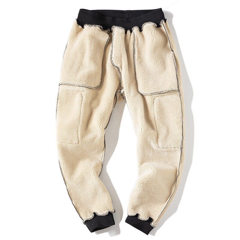Winter Thickness Fleece Men Pant Thermal Sweatpant Male Running Jogging Exercise Workout Casual Sport Trousers Sportswear