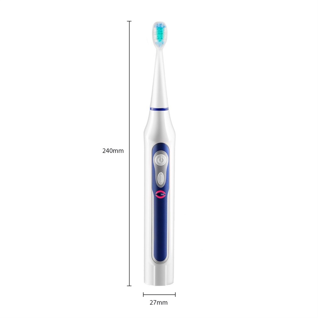 Sonische elektrische tandenborstel met uv-reiniger, draadloos, oplaadbaar, diepe reiniging, 3 borstelkoppen, 5 poetsstanden, waterdicht