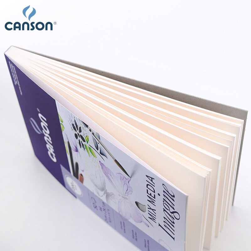 Canson Mix Media Voorstellen Pad Aquarel Papers 200G/M2 50 Vellen A5 A4 A3 Frankrijk