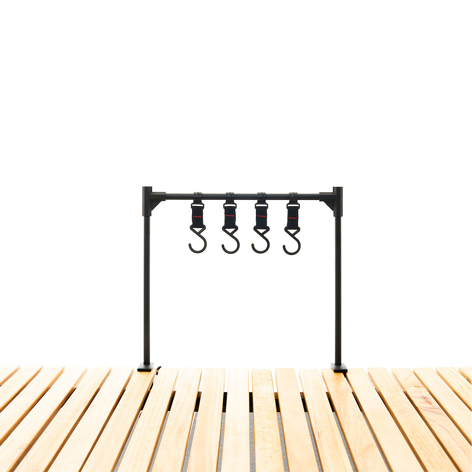 Lightweight Folding Camping Cookware Hanging Rack Shelf Portable Outdoor BBQ Tool Clothes Storage Hanger Stand Rack: Type 1