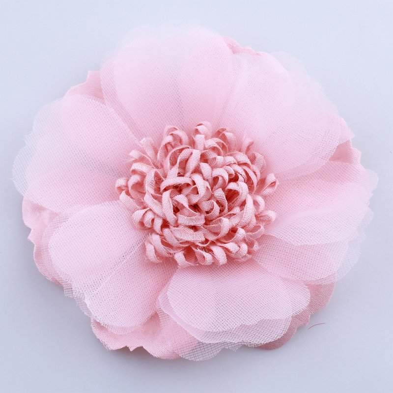 5 sztuk 9CM noworodka tiul jedwabne tkanina w kwiaty na zaproszenie na ślub sztuczny kwiat robić dekoracji sukni