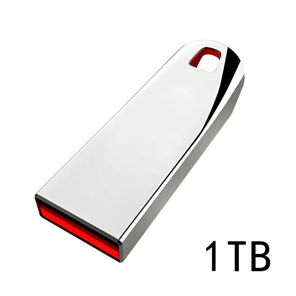 2TB Metal USB Flash Drive High Speed Rotating Pen Drive with Keychain 32GB Optional Waterproof USB Stick for Data Storage: Sky Blue
