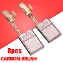 Kit de brosses en carbone pour Makita, 8 pièces/ensemble Marteau perforateur électrique sans fil, brosse en carbone, CB-440 BGardens 458 18V BDF452 BGardens 454 13x10x3mm