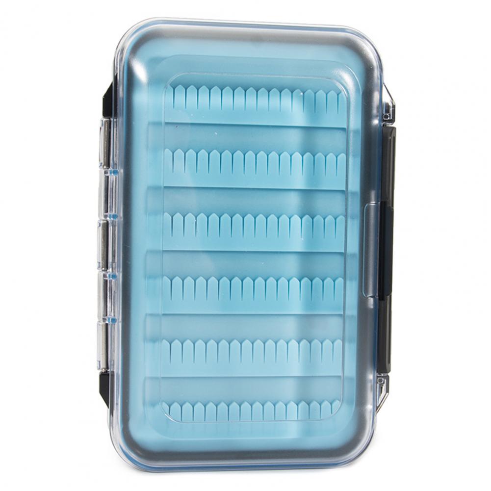 Double Sided Lure Hook Box Anti-Collision Fishing Equipment Widely Used Fishing Bait Box for Fishing: Blue