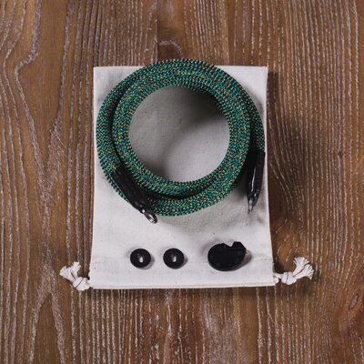 Bergsteigen Nylon Seil Kamera Schulter Nacken Gurt Gürtel Handarbeit für kamera Leica Kanon 1DX2 Nikon z7 Sony a7m3: Schwarzgrün