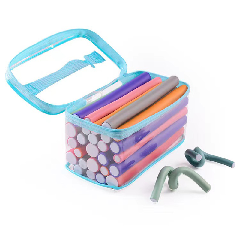 42-Pcs Soft Hair Curlers for Women for Sleep DIY Magic Heatless Curly Styling Tools Bendy Foam Curls Modeler Rollers
