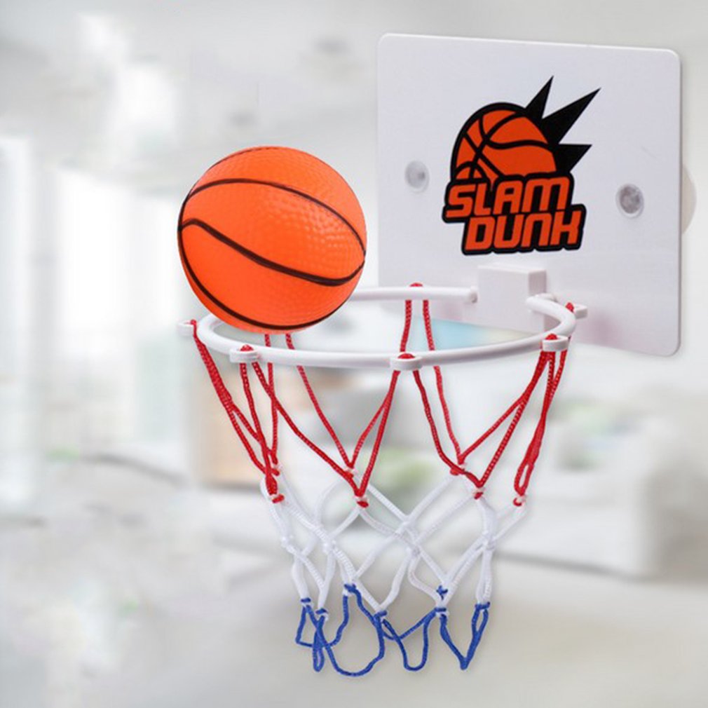 Bærbar sjov mini basketball hoop legetøjssæt indendørs hjem basketball fans sports spil legetøjssæt til børn børn voksne drenge