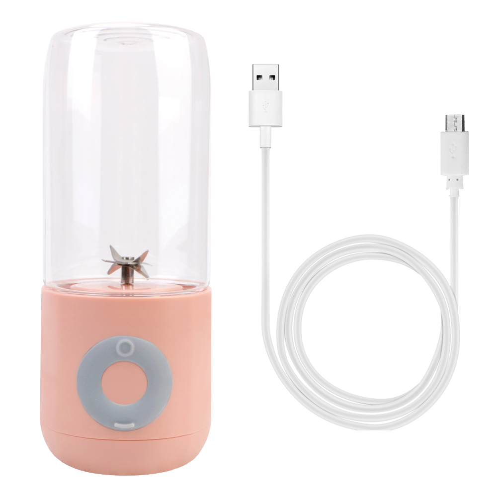 Juicer Machine Juice Extractor Juicer Machine Juicer Machine Blender Mixer Electric Juicer Cup Mini Fruit Juice Cup: Pink
