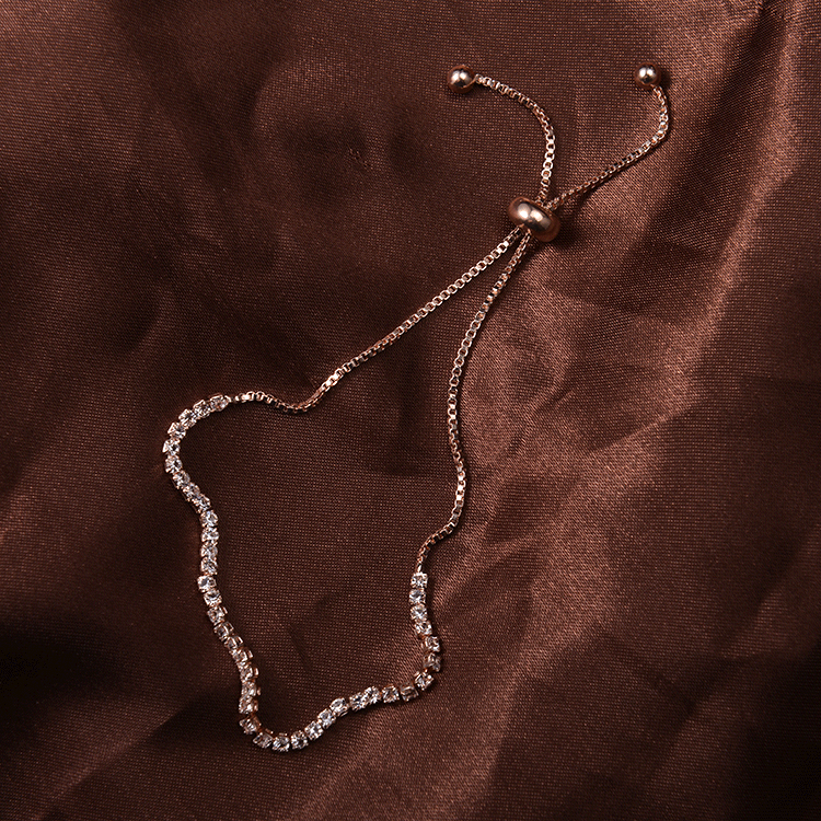 Charms Armband Eenvoudige Intrekbare Crystal Verstelbare Vrouwelijke Armbanden En Armbanden Voor Vrouwen Sieraden Femme Bileklik Pulseira