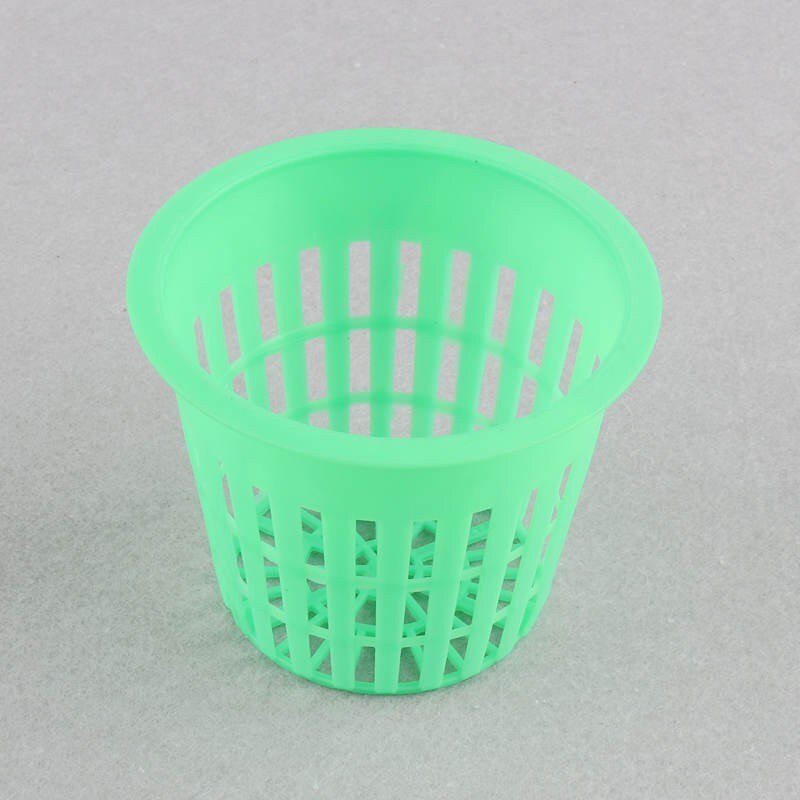 Net Pot 70mm 50pcs Hydroponic Aquaponics Soilless Culture Vertical Farm Basket Mesh Pot Greenhouse Organic Vegetable: Green
