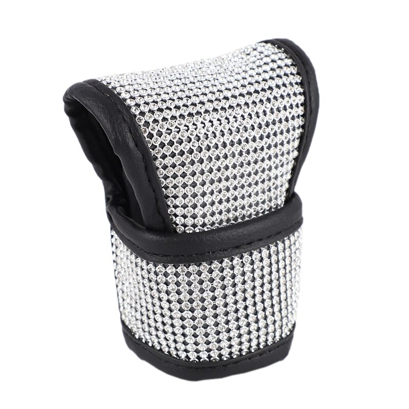 Cubierta de la cubierta de la palanca de cambios del coche cubierta de diamantes de cristal accesorios interiores Universal coche SUV camión coche estilismo