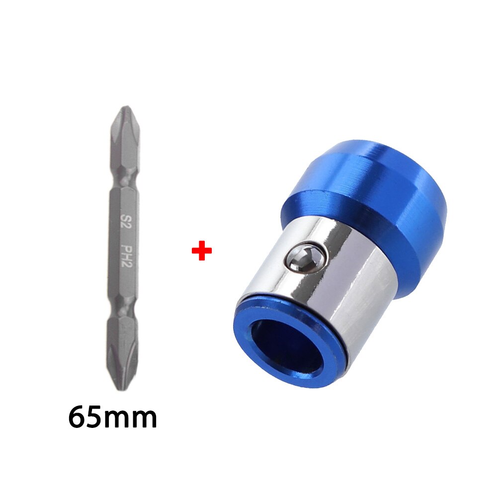 Aluminiowy elektryczny pierścień magnetyczny pierścień magnetyczny wkrętaki antykorozyjny pierścień magnetyczny uniwersalna cewka Phillips wiertło: 65mm z niebieski