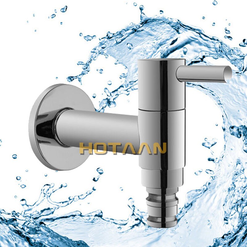 Cold Tap Washing Machine Bathroom Faucet Bibcock faucet tap crane Brass washing machine, laundry mop pool cock torneira grifos