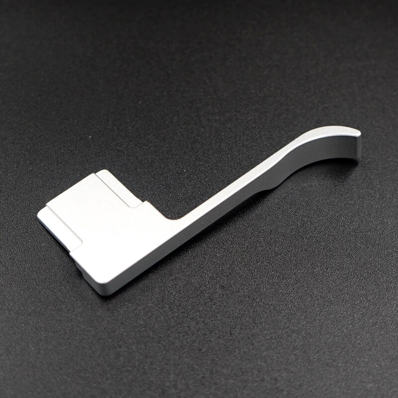 Alumiininen metallikenkä peukalo ylös hotshoe peukalo ylös kahva sony  a6500 a6300 a6400 a6000 6100 -kameran kädensijalle: Hopea