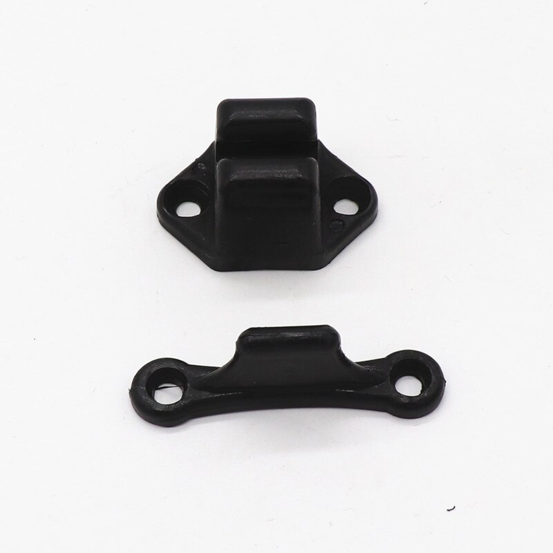 Witte Kleur Deurstopper Opzeggen Nylon Stop Limiters Voor Rv Deur Push Catch Holder Voor Rv Kabinet Deuren: Black