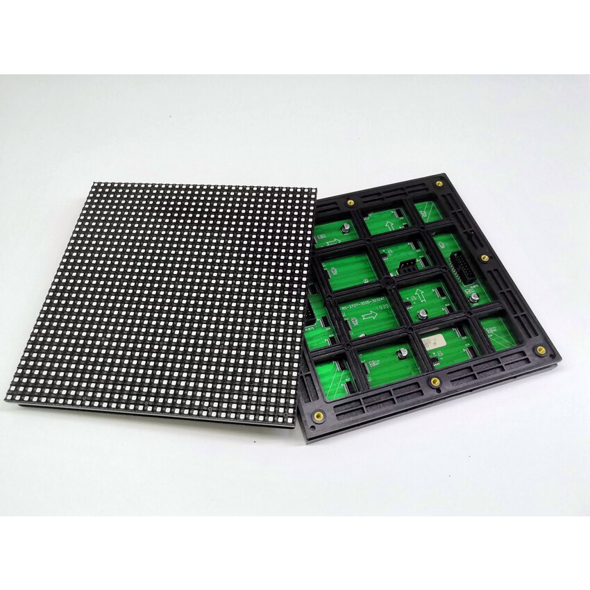 P6 Outdoor SMD RGB LED Display Module 192x192mm 32x32 Pixels High Brightness Advertising Full Color Panel
