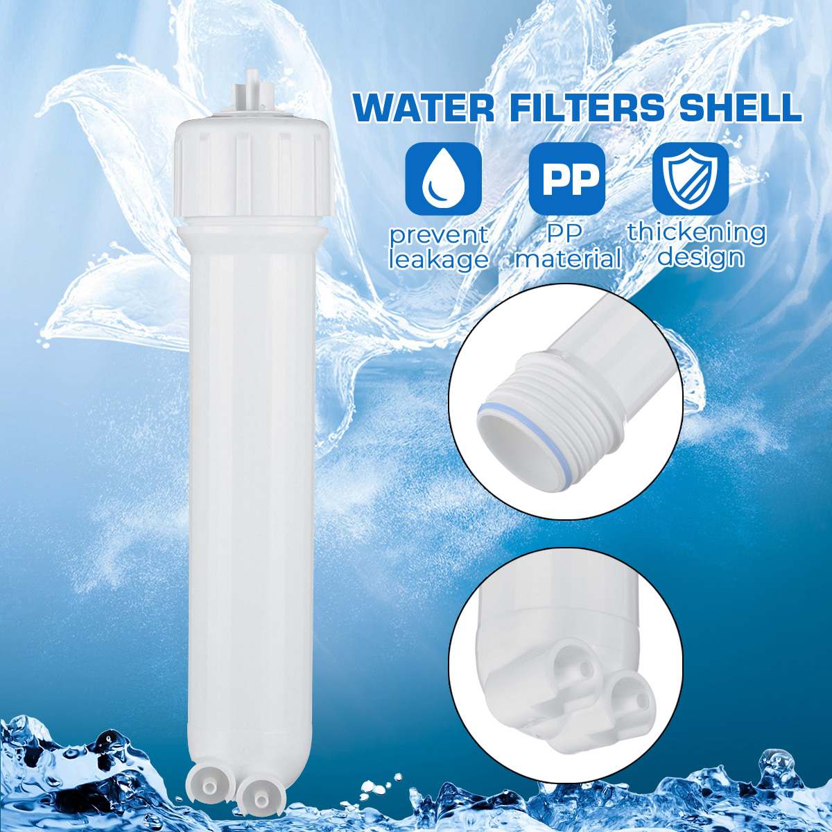 Reverse Osmosis RO Membrane Housing Ultrafiltration Membrane Shell RO/Aquarium Quick-Connect Water Filter Parts