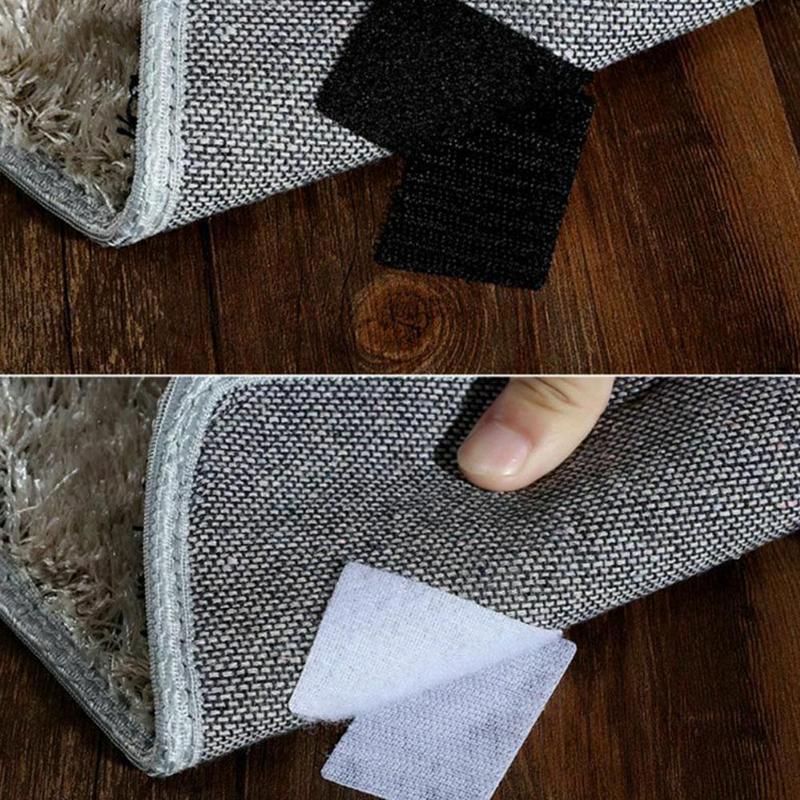 5 par sofapude gripper tæppebetræk hvid holder sofa sæde glidende klæbemiddel sort stiker usynlig mini lagen klip værktøj