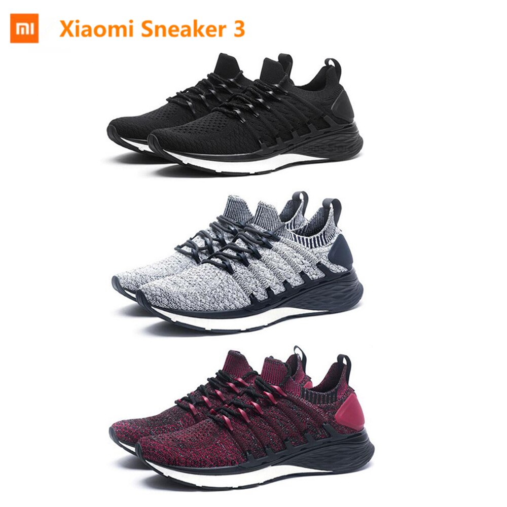 Original Xiaomi Mijia Sneakers Shoes 3 Sport Outdoor Sneakers Comfortable Breathable Lightweight Washable Shoes For Smart Life