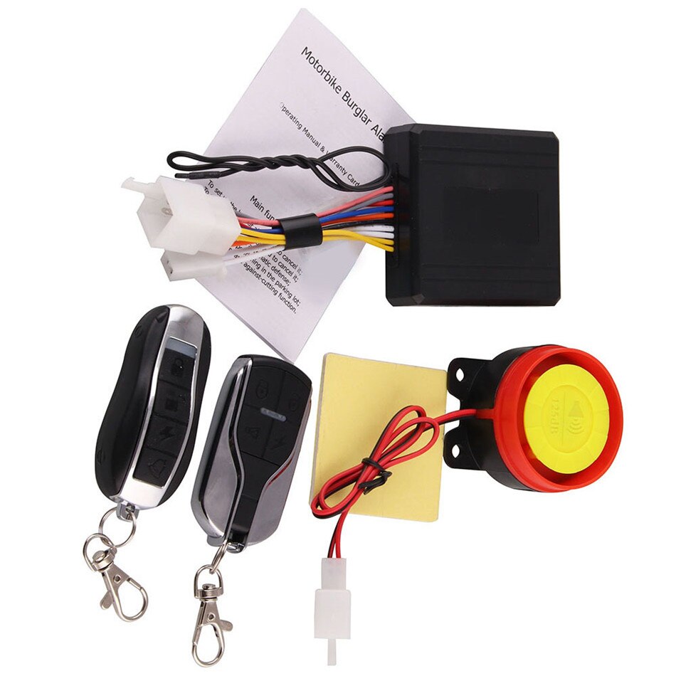 Remote Control Alarm Motorcycle Security System Motorcycle Theft Protection Bike Moto Scooter Motor Alarm System