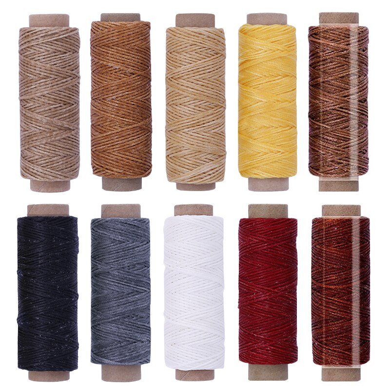 LMDZ 150D Leather Sewing Waxed Thread Spool Stitching Thread for Leather Craft DIY Bookbinding Shoe Repairing Leather Sewing