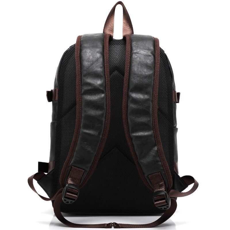 Homme huile cire cuir sac à dos hommes sac à dos décontracté & sacs de voyage Western College Style homme sacs à dos Mochila Zip hommes imperméable à l'eau