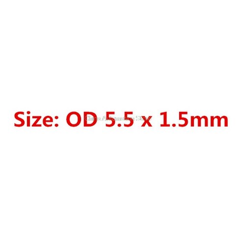 Joints d'étanchéité en caoutchouc noir | De Type "O" 100/4.5. 5/5/5.5/7/8/6/6*9/10 MM 1.5 pièces: 1a5mm X 5a5