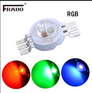 High Power LED Chip 3 w RGB LED COB Kralen 3 w Licht Lamp 6 pin Full Color Rood Groen blauw Voor DIY LED Schijnwerper Spotlight: Default Title