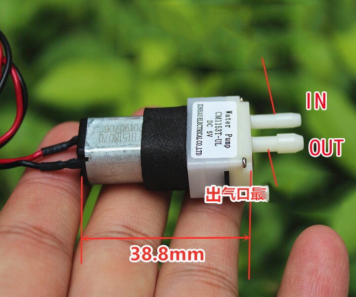 Micro 030 Motor Air Pump DC 3V 3.7V Negative Pressure Air Pump Diaphragm Vacuum Pump For Aquarium/ Fish Tank