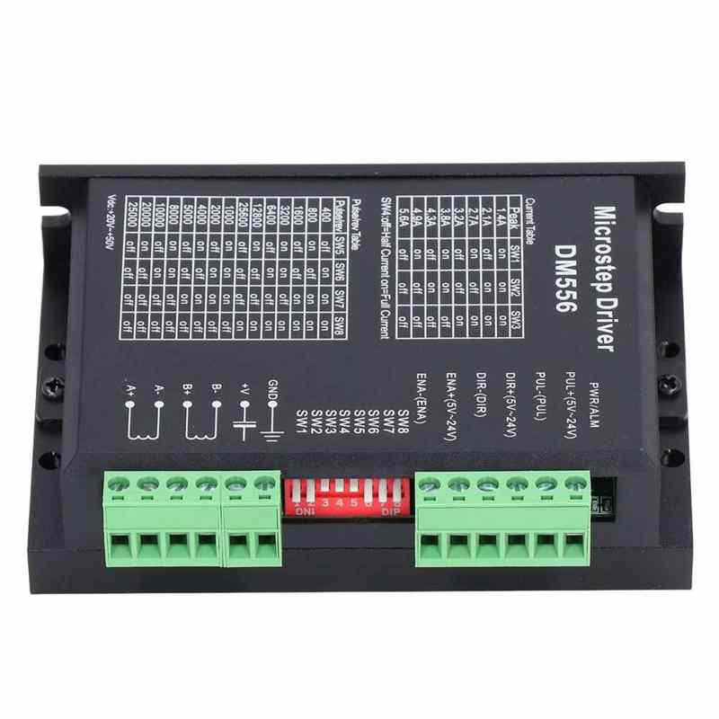Microstep Driver Digital for 57 86 NEMA23 NEMA34 Stepper Motor Controller 2 Phase 5.6A DM556 Digital Stepper Motor Driver
