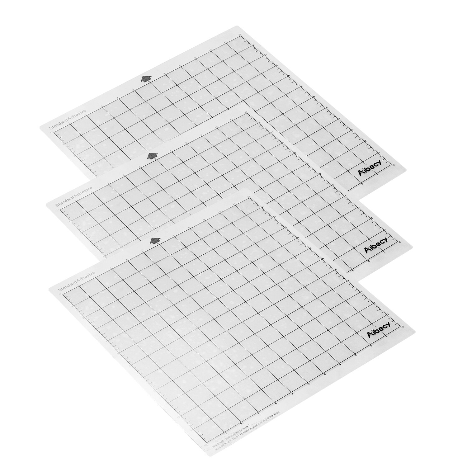 Cutting Machine Special Pad 12 Inch Measuring Replacement Translucent PP With Clear Film Cover for Silhouette Cameo Plotter