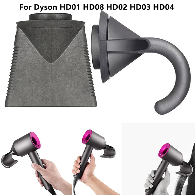 Für Dyson HD01 HD08 HD02 HD03 HD04 Sanfte Luft Befestigung wegfliegen Befestigung Für Schall Haartrockner Airwrap Filter Reinigung: D