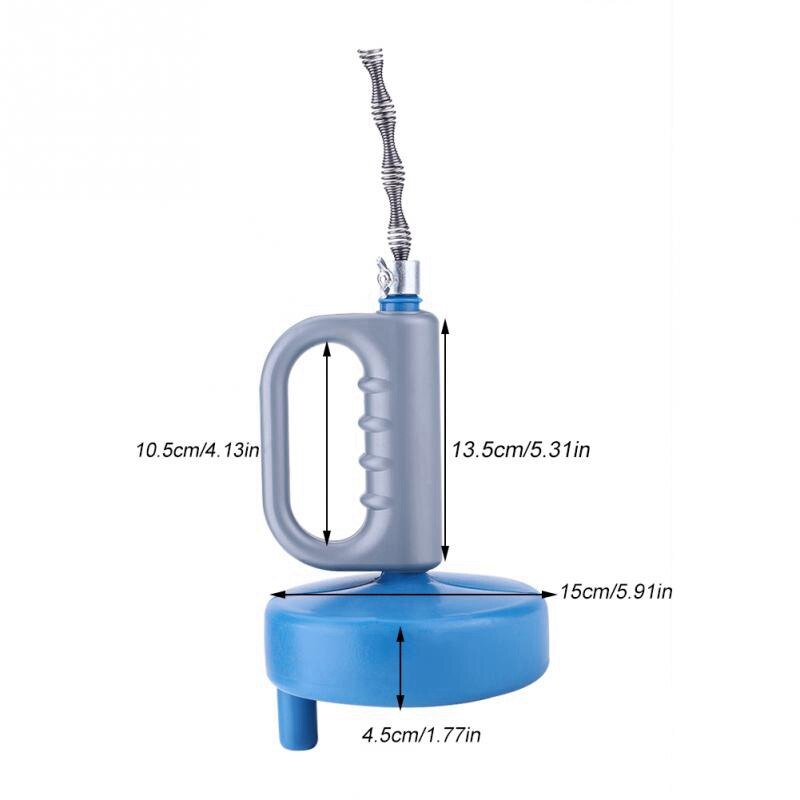 Sewer Blockage Hand Tool Kitchen Cleaning Toilet Pipe Dredger 10 Meters Drains Dredge Pipes Sewer Sink Cleaning Tools