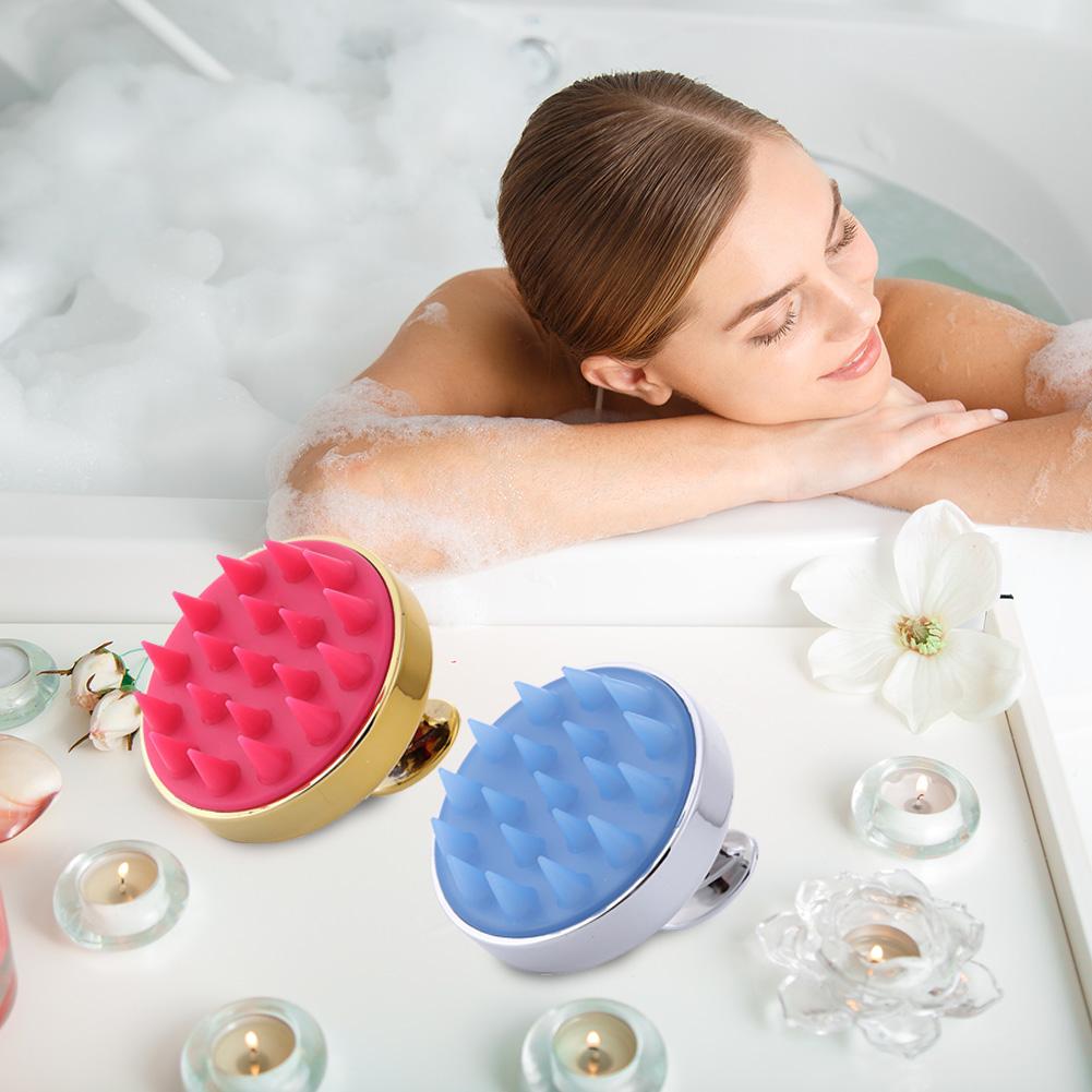 Siliconen Hoofdhuid Massage Borstels Non Slip Wassen Shampoo Borstel Body Shampoo Hoofdhuid Massage Borstel Kam Haar Wassen