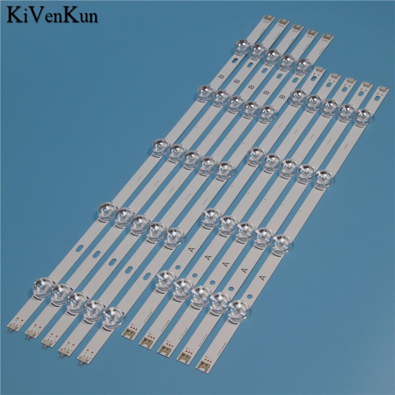 Tira de luces LED de retroiluminación, accesorio para televisor LG 49LB552V 49LB5550 49LB5600 49LB5610 49LB561B INNOTEK DRT 3,0, 49 bares, Kit de lentes HD, 10 bandas