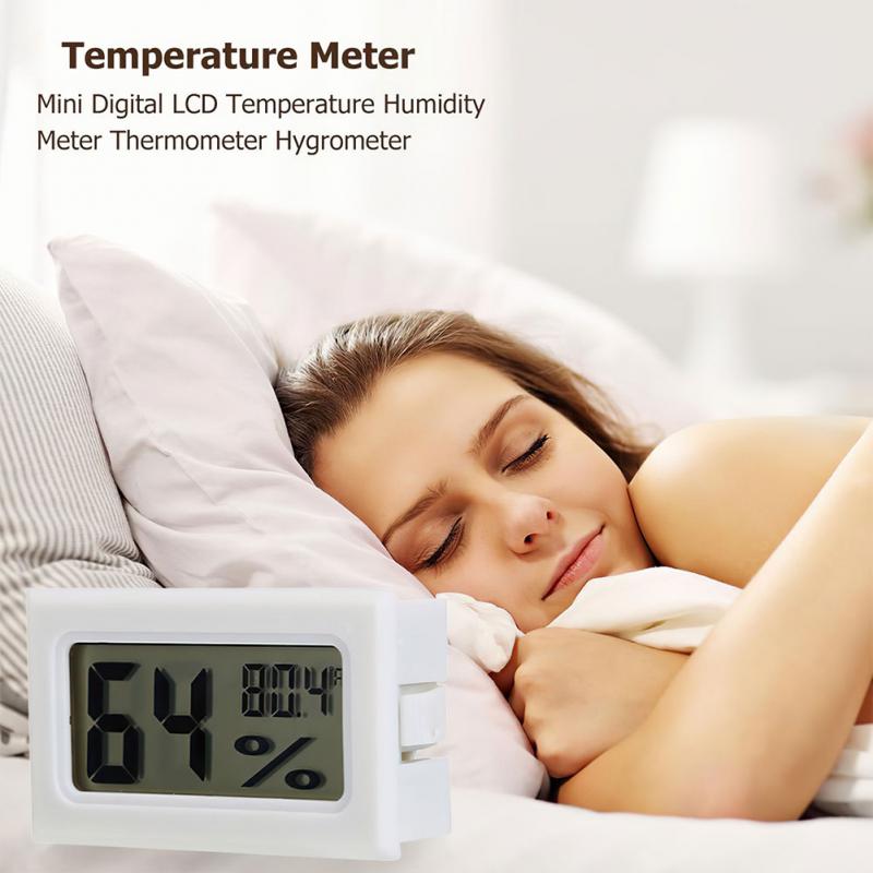 LCD Digital Thermometer Hygrometer Electronic Temperature Humidity Meter Indoor Outdoor Temperature Instruments For Home