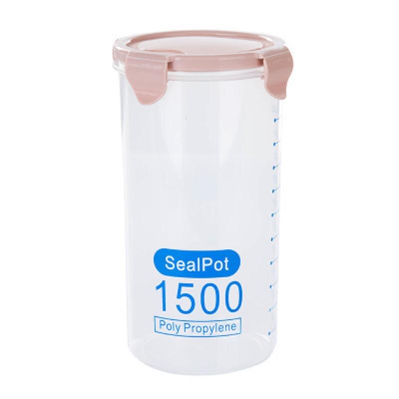 Food Storage Box Plastic Kitchen Food Cereal Grain Bean Rice Storage Box Container Bottle Case Kitchen Organize Tools
