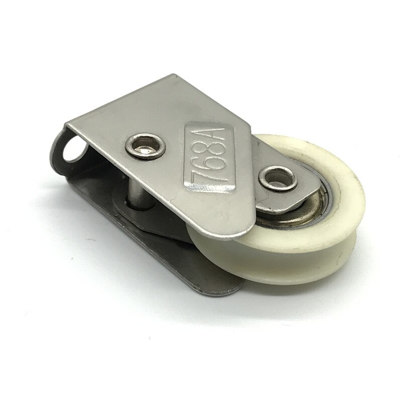 Rodillos de aleación de aluminio para puertas y ventanas, poleas de acero inoxidable, ruedas de rodamiento para puertas y ventanas corredizas antiguas