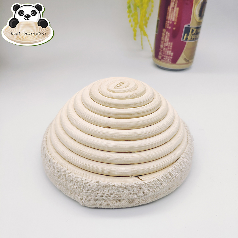 La mejor cesta de mimbre de fermentación banneton, barra de pan de campo, masa mini Banneton Brotform, cestas de prueba