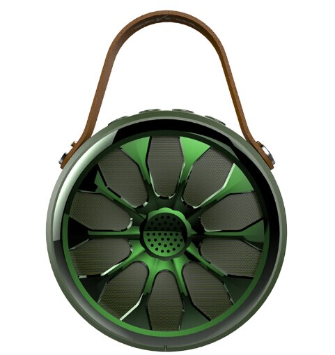 S11 Bluetooth Fiets Speaker Fm Radio Draagbare Outdoor Waterdichte Draadloze Speaker Krachtige Boombox + Zaklamp: Green