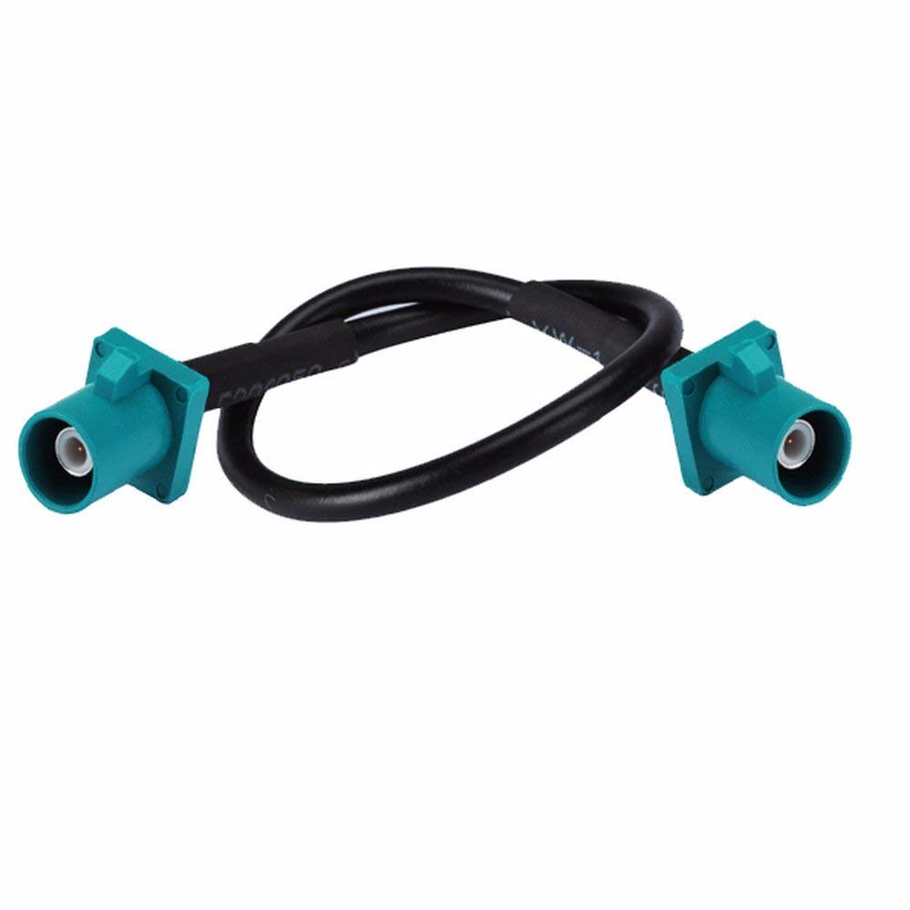 Fakra Z Male to Fakra Z Male Plug Connector Adapter RG174 RF Coaxial Cable Assembly 10CM 15CM 20CM 30CM 50CM