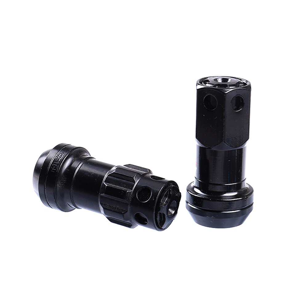 Racing Wheel Lug Nut 44mm Composite Lock Socket with Security Key M12xP1.5 M12xP1.25: BK BK / M12x1.25