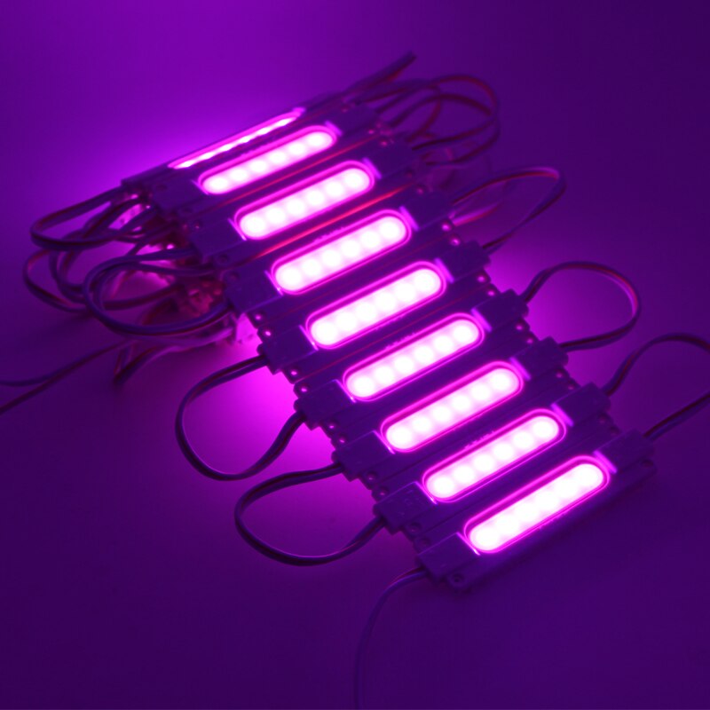 20pcs DC12V COB LED Module Injection Waterproof IP67 Decorative Hard Strip Bar Light Lamp White Red Green Blue sign letter lamp