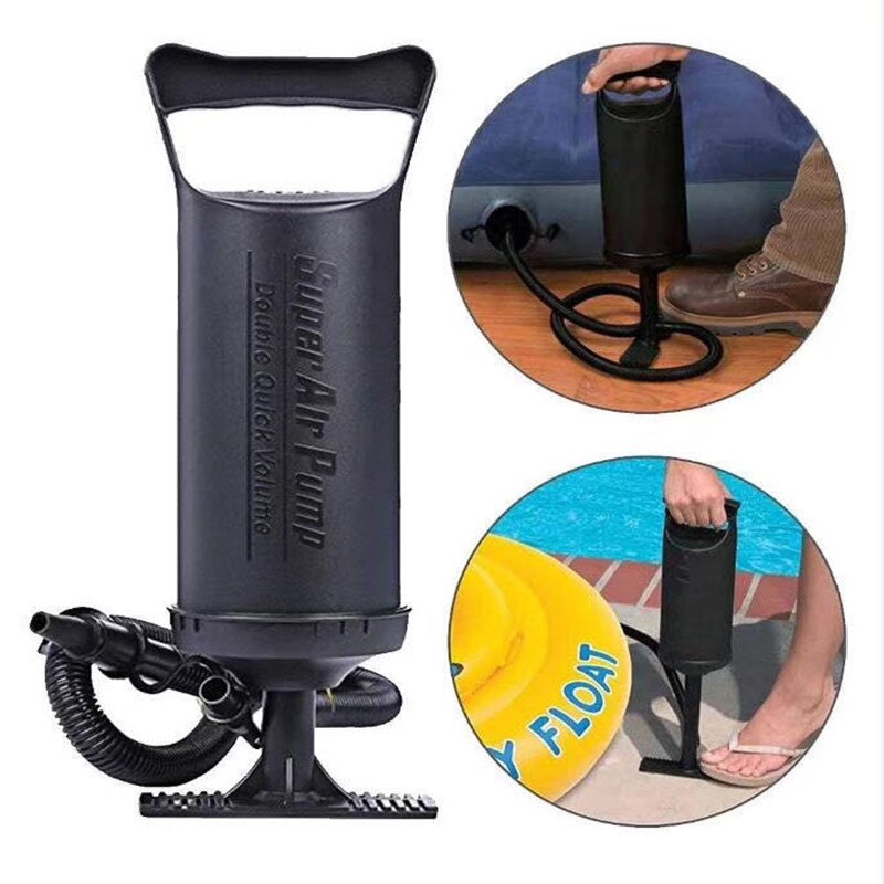 12-Inch Twee-weg Handpomp Ballon Hand-Pull Luchtpomp Grote Drijvende Bed Zwembad Outdoor handmatige Inflatie Apparaat