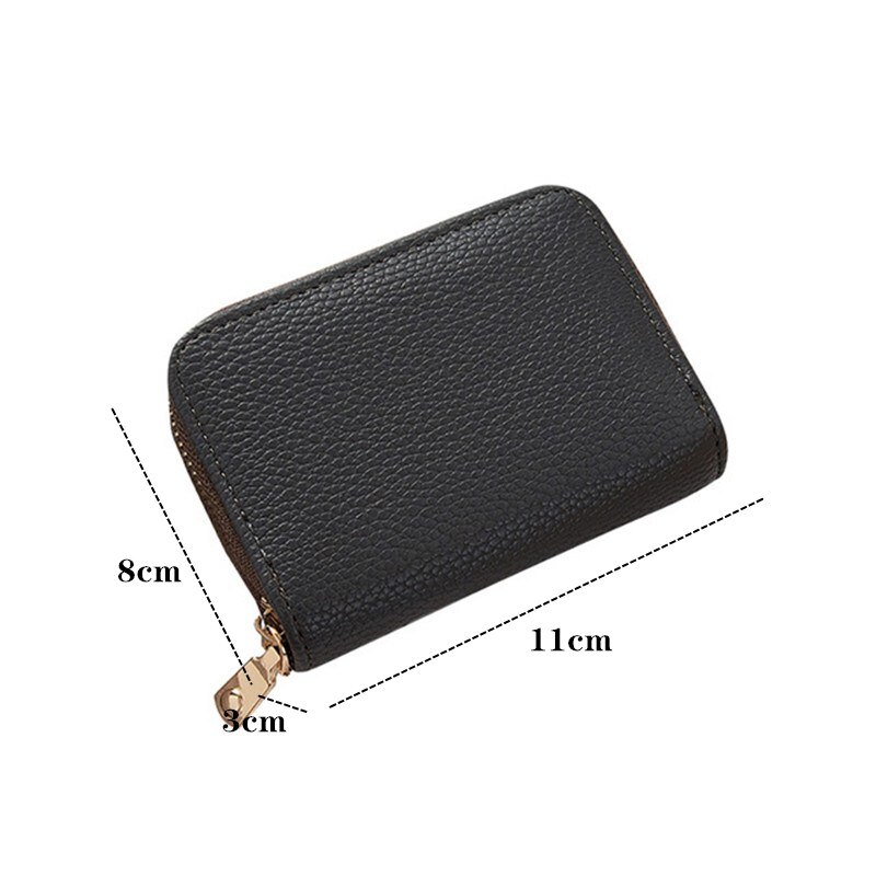 1Pc Unisex 2 Lagen Kaarthouder Leer Vrouwen Creditcards Case Vrouwelijke Visitekaarthouder Portemonnee Tarjetero Hombre