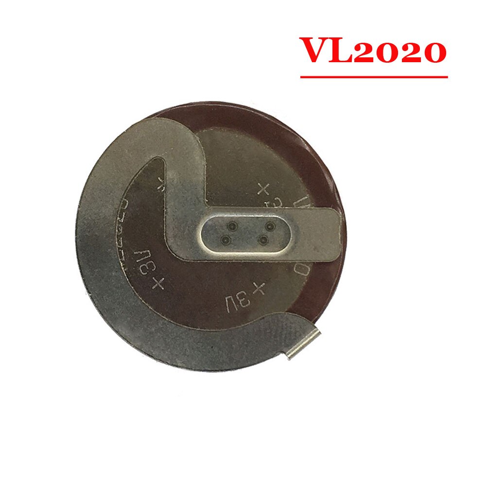 1pc old type VL2020 lithium battery With Legs 90 degrees for BMW car key