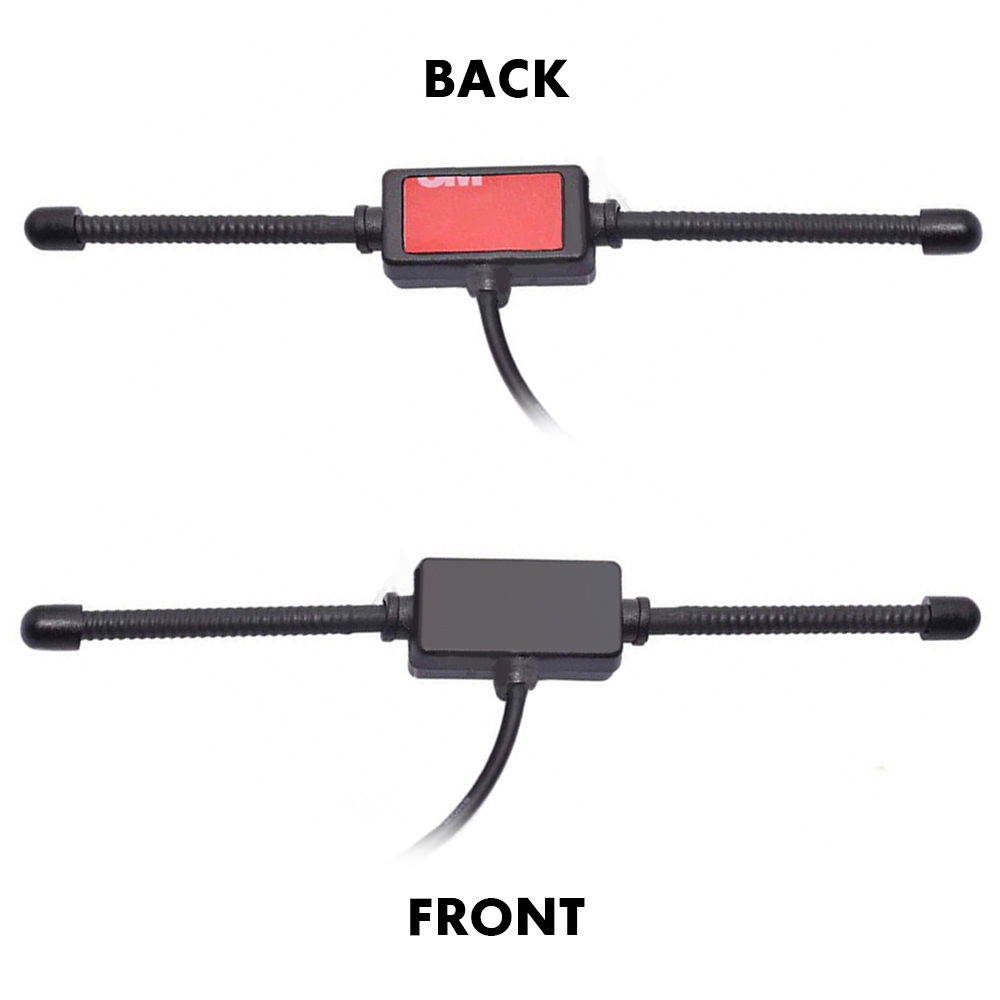 Antena de Radio Universal para parabrisas de coche AM FM, amplificador de señal, Radio oculta, Antena activa para camión, Antena estéreo de 12V B0H2