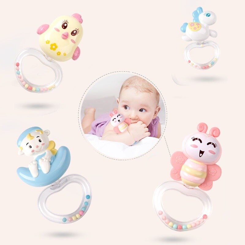 Giocattoli del bambino 0-12 Mesi Presepe Mobile Musical Box Con Il Supporto Toddlers Morbido Sonaglio Teether Del Bambino Appena Nato Letto Giocattoli educativi Ragazza